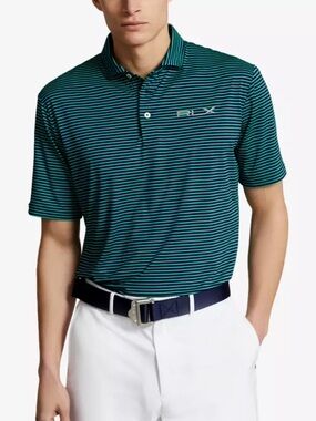 RLX Ralph Lauren Lightweight Short Sleeve Jersey Men's Golf Polo Shirt